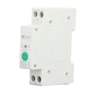 Marhynchus Interruptor de Circuito Inteligente WiFi 63A 90-300V Interruptor de Control Remoto con Asistencia de Voz Control de Sincronización Montaje del Riel DIN para Fugas por Debajo