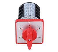 Marhynchus Interruptor de de Leva, Material PP, Interruptor de Palanca de 3 Posiciones con 8 Terminales, Ideal para Control de Iluminación y Uso Doméstico