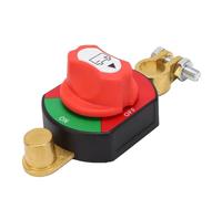 Marhynchus Interruptor de Desconexión de Batería de Alta Resistencia 300A, Interruptor de Corte de Batería con Perilla Giratoria Ergonómica para RV, Barco, Camión, Automóvil Marino