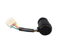 Marhynchus Interruptor de Llave de Encendido 178F, Interruptor de Llave de Encendido del Generador de Gas 186F con 5 Cables y 2 Llaves, Reemplazo del Mercado de Accesorios para Cultivador de Motor