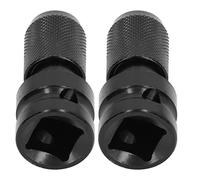 Marhynchus Juego Convertidor de Adaptador de Casquillo Convierte Eficientemente 1/2 Cuadrado a 1/4 Hexagonal para una Fijación de Liberación Rápida Adecuado para Taladro de Impacto y Llave de