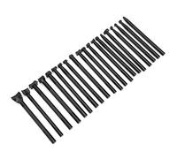 Marhynchus Juego de Herramientas de Estampado de Cuero de 20 Piezas, Herramientas de Perforación de Acero de Aleación para Tallar Bricolaje en Carteras y Bolsos