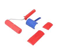 Marhynchus Juego de Herramientas de Granulado de Madera, Rodillo de Goma para Manualidades, Pintura de Patrones de Madera en Paredes, Suelos, Muebles, de ABS Incluido, 5 uds.