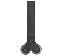 Marhynchus Juego de Herramientas de Moleteado de Acero, Moleteado Lineal de 2 Ruedas, Paso de 0,5 Mm y 1 Mm para Perilla de Metal, Ideal para Aplicaciones Antideslizantes