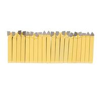 Marhynchus Juego de Herramientas de Torno 20 Piezas de Corte con Punta de Carburo de 1/4 pulg., Alta Dureza, Buena Tenacidad con Brocas de Grado C-2, C-6, Hechas de Carburo Cementado, Alta