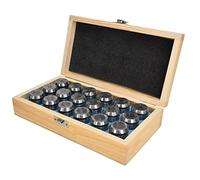 Marhynchus Juego de Pinzas CNC, Pinza de Resorte ER32 de Acero Al Carbono con 18 Piezas para Fresado y Mandrinado de 3 Mm a 20 Mm, Adecuado para Máquinas de Grabado