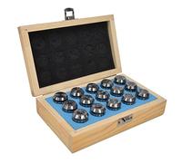 Marhynchus Juego de Pinzas de Resorte ER25 de 15 Piezas, Kit de Pinzas CNC de Acero Al Carbono, de 2 Mm a 16 Mm para Fresadoras y Grabadoras CNC