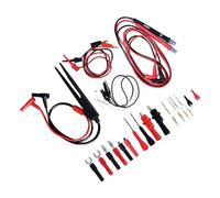 Marhynchus Juego de Pruebas de Multímetro de 27 Piezas, Kit de Sondas de Gancho Eléctrico con Capacidad de Corriente de 10 A y Pasadores de Aguja de 1 Mm, 2 Mm y 4, para Prueba