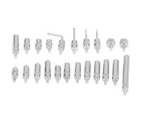 Marhynchus Juego de Puntos Indicadores de Dial de Carburo con Rosca UNF 4-48 para Indicadores Digitales de Herramientas en el Sentido de las Agujas del Reloj, 22 Puntas de Extremo Roscadas en Caja