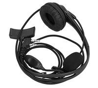 Marhynchus K Head Walkie Talkie Auriculares Walkie Talkie con Funciones High Elastic Sponge Garmuffs 330 ° Brazo Giratorio para KPG TH TK Serie