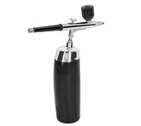 Marhynchus Kit de Aerógrafo Inalámbrico, Juego de Aerógrafo de Mano de Cobre ABS con Carga USB, Presión Ajustable de 2 a 11 PSI, Batería de 1000 MAh, para Decoración de Pasteles, Maquillaje y (BLACK)