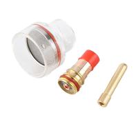 Marhynchus Kit de Antorcha WP con Copa de Vidrio Transparente y Pinza de Cobre, Compatible con WP-17 WP-18 WP-26, Accesorios de Soldadura Duraderos para Soldadura de de Argón TIG de Precisión