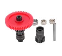 Marhynchus Kit de Engranajes de Extrusora, Accionamiento Directo de Engranajes Dobles de Acero Endurecido con Nanorrecubrimiento SKD11, Eje Integrado con Nanorrecubrimiento DLC para