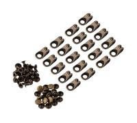 Marhynchus Kit de Hebilla de Reparación para Combinar Shoevaart-en Tasband, 20x Bolsas (Estilo de bronce)