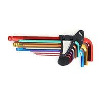 Marhynchus Kit de Herramientas de Llave Hexadecimal de Brazo Largo con 9 Piezas para una Aplicación Amplia en Proyectos de Reparación y Bricolaje, Diseñado para un Transporte Conveniente (BH 205-HXL)