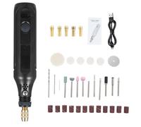 Marhynchus Kit de Herramientas Rotativas, Mini Amoladora Inalámbrica de 3,7 V con 36 Accesorios, 3 Velocidades 5000-15000 RPM para Grabado, Pulido, Pulido, Manualidades (36 piezas)
