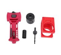 Marhynchus Kit de Instalación de Pestillo de Puerta, Cuchillas Circulares Cuadradas Intercambiables con Cincel Superior para Puertas de 1 3/8 1/2 3/4 Pulgadas y Marcos de Puertas de 2