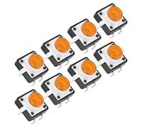 Marhynchus Kit de Interruptor LED Momentáneo de Material ABS con Interruptor de Botón Táctil de 20 Piezas para Dispositivos Electrónicos y Domésticos (YELLOW)