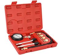 Marhynchus Kit de Probador de Compresión del Motor de Gasolina 0-300PSI 0-20BAR Probador de Presión Automotriz con una Escala Codificada con Doble Color de 3 Pulgadas para Válvulas de