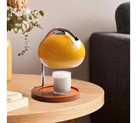 Marhynchus Lámpara Calentadora de Velas, Lámpara para Derretir Velas, Calentador de Cera con Temporizador, Bandeja de Almacenamiento para Aromaterapia en el (Enchufe de la UE)