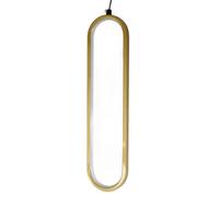 Marhynchus Lámpara Colgante LED, Lámpara Individual de Aluminio con 3 Temperaturas de Color, 18 W, Ideal para Dormitorio y Sala de Estar (GOLD)