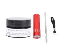 Marhynchus Masilla Fotopolimerizable de 50 G, Kit de Relleno de Reparación de Curado Rápido, Arcilla Fotopolimerizable para Impresiones 3D, Modelos, Manualidades, Uñas con Raspador de Luz