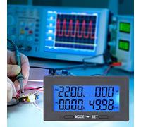 Marhynchus Medidor de Corriente LCD Digital Inteligente -Play para el Probador de Factor de Suministro de Evaluadores Electricianos para Mantenimiento Eléctrico (Tipo de división AC200A)