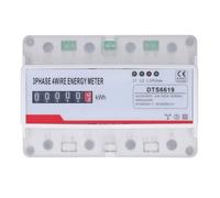 Marhynchus Medidor de Energía Indicador de Salida Preciso Impulso de 230 V Monitor de Energía para Industrial y en el Hogar