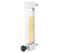 Marhynchus Medidor de Flujo de Vidrio, Medidor de Flujo de Agua Líquido con Estructura de Acero Inoxidable, Peso Ligero, Precisión de 10-100L/H, para Resina, Metal e Investigación Científica