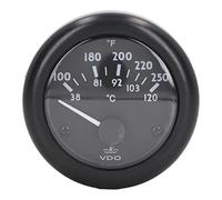 Marhynchus Medidor de Temperatura del Agua del Motor, Material ABS, Esfera de 2 Pulgadas, Amplio Rango de Medición de 38 a 120 Celsius, Ideal para Instrumentos Marinos (24V)