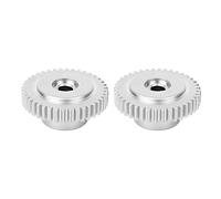 Marhynchus Metal D Orificio 40 Dientes Engranaje de Alta Resistencia, Orificio Central de 6 Mm, 2 Piezas de Piezas de Robot Industrial, Excelente Procesamiento