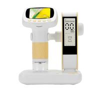 Marhynchus Microscopio para Niños, Material ABS, Resolución de Imagen de 2 MP, Microscopio Portátil de Mano con Luz LED para Estudiantes y Exploración Al Aire Libre