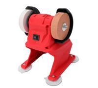 Marhynchus Mini Amoladora de Banco, Rueda de 70 Mm 5500 RPM para 18V | Compatible con Batería , Carcasa de ABS, Desbarbado de Metal, Rectificado de Metal, Afilado de Brocas, Procesamiento
