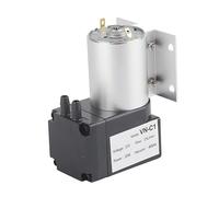 Marhynchus Mini Bomba de Vacío DC 12V 24V 10W 15L/min -80kpa Bomba de Succión de Presión Negativa con Soporte, para Análisis de Gas, Muestreo, Proyectos de Bricolaje (DC12V)