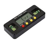 Marhynchus Mini Mini Inclinómetro de Buscador de ángulo Protractor Digital Duradero con Base Magnética para un Excelente Rendimiento (100 mm)