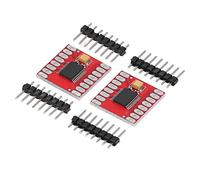 Marhynchus Módulo de Accionamiento de 3 Motores, 2 Piezas TB6612FNG Placa Controladora de Controlador Paso a Paso de CC Puente H para Computadoras de Placa única de CC, Instalación Rápida, Alta