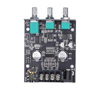 Marhynchus Módulo de Amplificador de Potencia Mini Alto Ajuste bajo 2.0 Estereo Dual Canal para Equipos Electrónicos, Placa de Amplificador de Audio de 2x50w