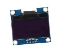 Marhynchus Módulo de Pantalla OLED Blanca de 1,3 Pulgadas, Resolución SH1106 128x64 para Proyectos de Bricolaje, Ideal para MP3 y Dispositivos de Salud Inteligentes