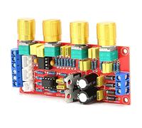 Marhynchus Módulo de Preamplificador de Audio, Placa de Circuito Impreso Placa Amplificadora HiFi NE5532 AC 12V, Control de Ecualizador de Tono de Volumen, para Actualización de Estéreo de Audio
