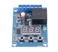 Marhynchus Módulo de Retransmisión de Voltaje DC24V, Precisión de 0.1V 7 Modos de Monitoreo de 0-99.9V Rango con Pantalla LED de Detección de Límite Inferior para la Automatización de