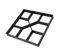 Marhynchus Molde de Pavimento para Pavimento PP, Molde de Piedra para Escalones de Hormigón, 40 X 40 Cm, de Adoquín Geométrico Reutilizable para Jardín, Césped, Camino, Balcón, Villa, Pasarela,