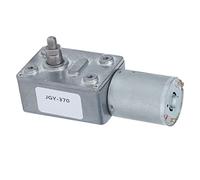 Marhynchus Motor de Engranaje DC12V Motor de Engranaje Helicoidal JGY 370 Eje de 8 Mm Aleación de Zinc y Carbono de Reducción de Velocidad Reversible Autoblocante para Dispositivos de Accionamiento