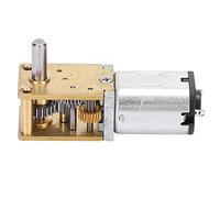 Marhynchus Motor de Engranaje de Metal Motor de Reducción de Velocidad de Cepillo de Cobre Rojo de 12 V con Opciones de 6 RPM Alto par Bajo Nivel de Ruido Recubrimiento de 3 Capas para Robot Modelo