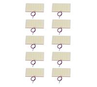 Marhynchus Panel de Lámpara LED SMD de Flujo Luminoso de 10 Piezas de Alto Nivel para la Lámpara de Pared Solar, Fácil de Instalar para el Componente de Electrones de Luz del Césped del Pilar