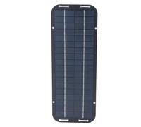 Marhynchus Panel Solar Portátil Monocristalino de 12 V y 5 W, Diseño Ligero, Ideal para Coches, Vehículos Recreativos y Carga de Emergencia