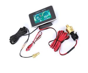 Marhynchus Pantalla 4 en 1, Pantalla Digital LCD para Automóvil, Voltímetro, Medidor de con Operación de Voltaje Ultra Amplio, Función Antivibración, Funciones de Combinación Libre para Voltaje,