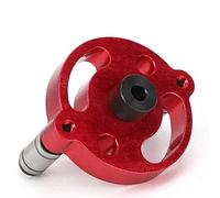 Marhynchus Perforadora de Carpintería, Herramienta Manual de Aleación de Aluminio para Perforación Recta de Juntas de Tableros, Perfecta para Artesanos y Entusiastas del Bricolaje (Rojo 4 piezas -