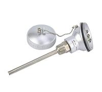 Marhynchus Piezas de Repuesto, Sonda de Sensor de Temperatura PT100 1/2 201 Terminal de Termopar de Rosca NPT de Acero Inoxidable, Sondas y Sensores de Temperatura con Detector de de Resistencia,