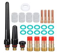 Marhynchus Piezas de Soldadura TIG, Boquilla de Electrodo, Copas de Vidrio, Arandela, Consumibles para Antorcha de Soldadura TIG WP 17 WP 18 26