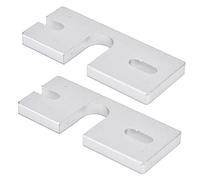 Marhynchus Placa de Montaje Hotend, Placas Fijas de Aleación de Aluminio de 2 Piezas para Impresora 3D Reprap V6, Diseño Compacto para Mayor Estabilidad